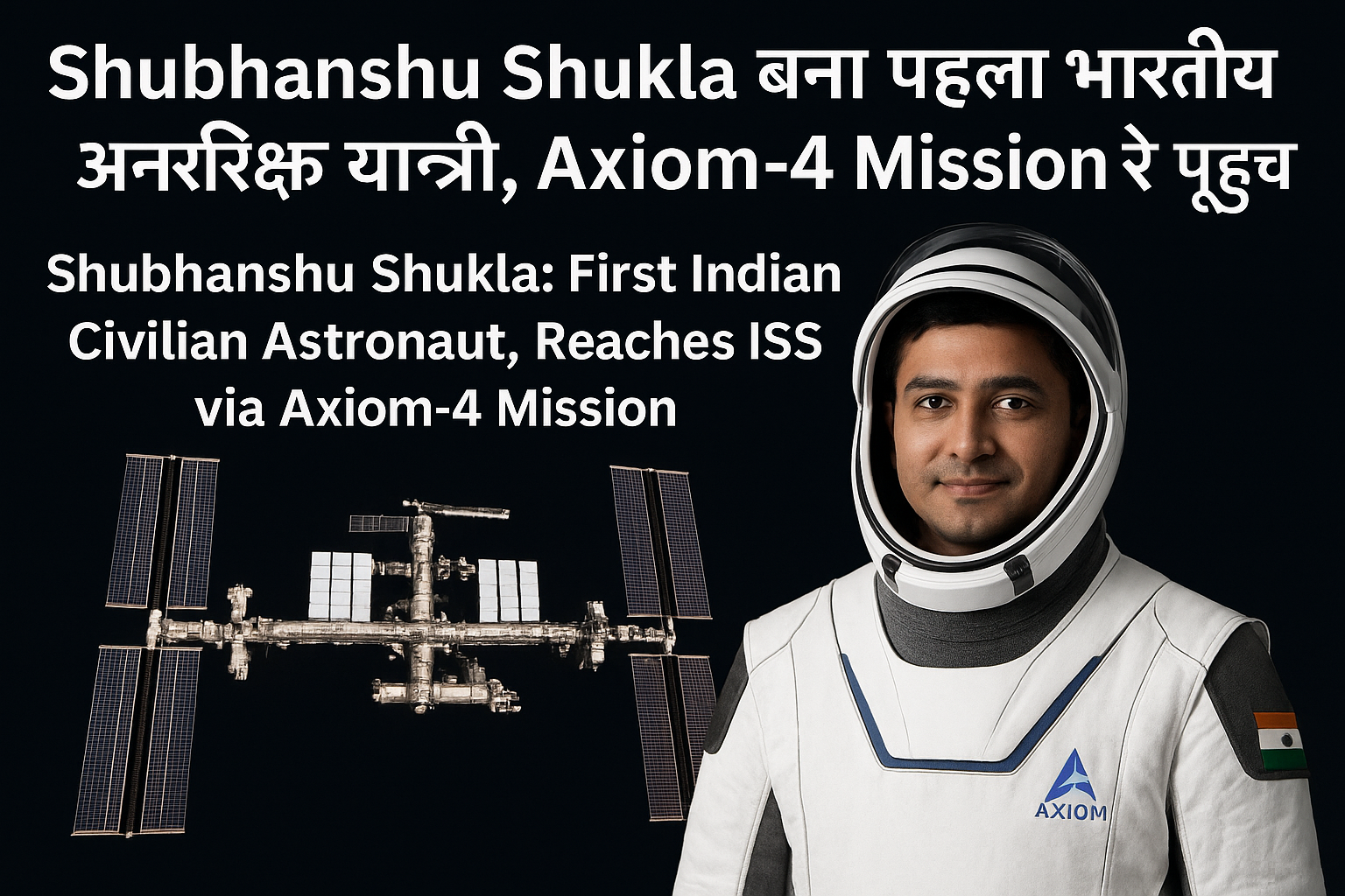 Shubhanshu Shukla Axiom-4 Space Mission Indian Civilian Astronaut