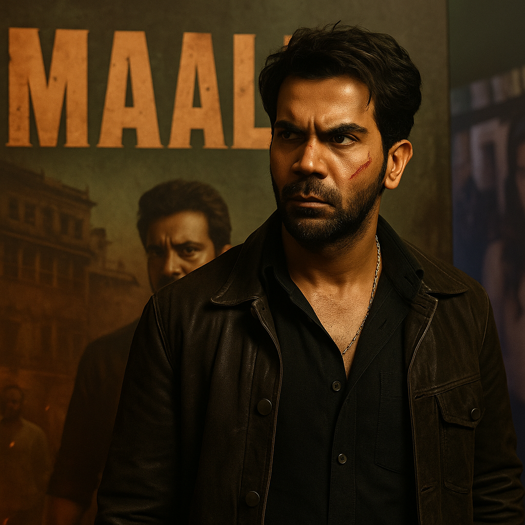 Rajkummar Rao’s gangster look from Maalik movie premiere event