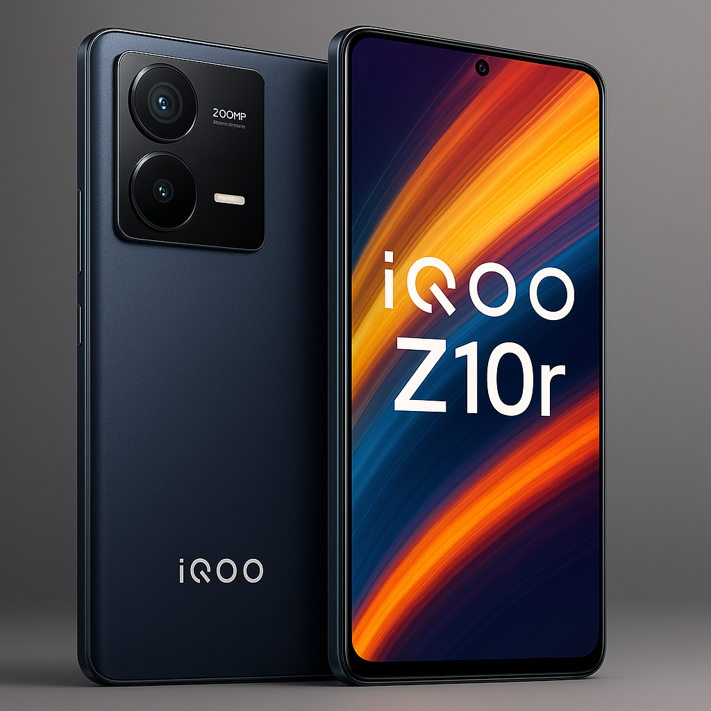 iQOO Z10r phone with 200MP camera and AMOLED display